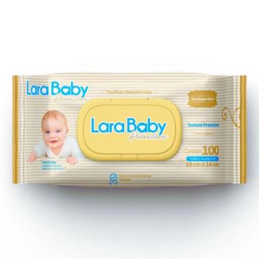 Imagem de Lenço Umedecido Lara Baby Premium - 100 Unidades