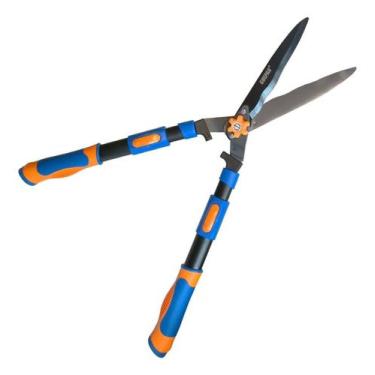 Imagem de Tesoura Poda Grama 27 Pol. Forjada Cabo Telescópia Cerca Viva Poda Arv