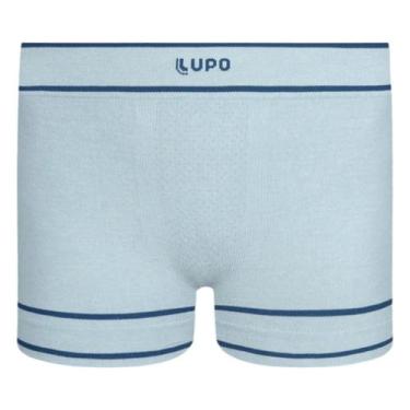 Imagem de Cueca Boxer Lupo Kids Algodão Mescla Sem  Costura 00134-003, Cinza, P 