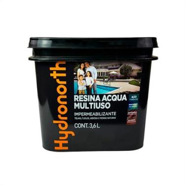 Imagem de Resina Multiuso Acqua Color Cerâmica Ônix 3,6L Hydronorth