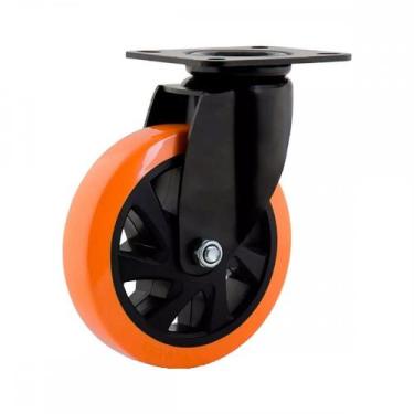 Imagem de Rodizio Colson Base Giratoria 6''Laranja - Glpbf614