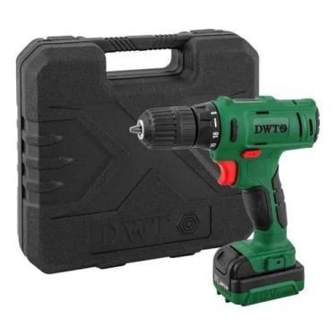 Imagem de Furadeira Impacto Bateria 12V DWT PFD 120I Bivolt, BIVOLT, VERDE