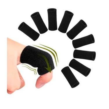 Imagem de 10 Unidades Protetor de Dedo Elástico Basquete Vôlei Handebol - Estilo