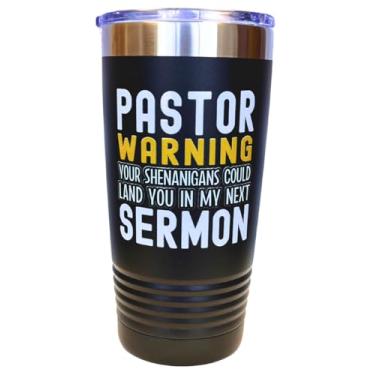 Imagem de Casitika Presentes de agradecimento ao pastor. Caneca de viagem de aniversário de pastores de 590 ml. Canecas de café cristãs exclusivas como presente de agradecimento.