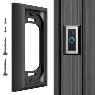 Imagem de Suporte de campainha R-ing/R-ing Placa de montagem com fio compatível com Ring Wired Doorbell PRO (antigo Ring PRO2) Ring PRO2 Suporte de campainha - Placa adaptadora premium