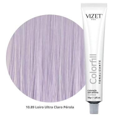 Imagem de Tratamento Tonalizante Colorfill 10.89 Loiro Ultra Claro Pérola 50gr V