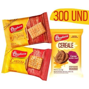 Imagem de Kit Biscoitos Bauducco Em Sache Cereale Maizena Cracker