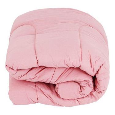 Imagem de Edredom Casal Karsten Algodao Rosa Liss 180 Fios 220x240 Cm, Rosa