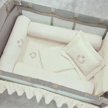 Imagem de Kit Berço Desmontável 8 Peças Urso Palha Medium - Tropical Baby