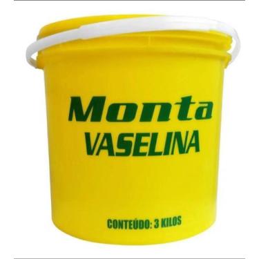 Imagem de Vaselina Industrial Para Montar Pneu Sólida Balde 3kg Monta