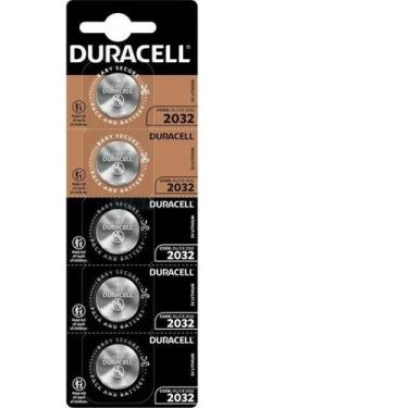 Imagem de Bateria 3V CR2032 3v Duracell Pilha Moeda Cartela C/5 Unidades