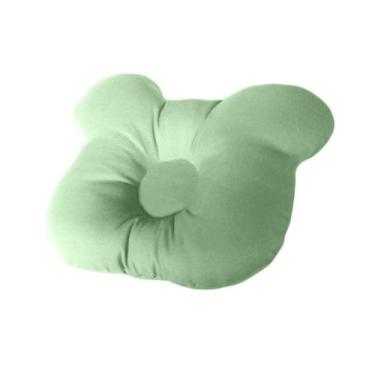 Imagem de Travesseiro Para Bebê Com Cabeça Amassada - HAPPY LINE, Verde claro