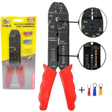 Imagem de Alicate crimpar com terminai fbg-3018