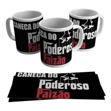 Imagem de Caneca Branca Do Poderoso Paizão Logo Filmes Chefão Frases - Alabama S