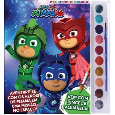 Imagem de Livro - PJ Masks livro para pintar