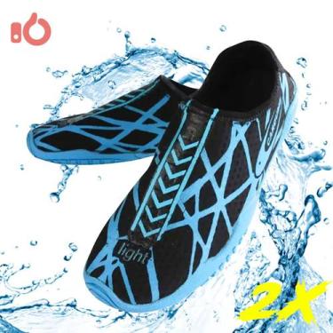 Imagem de Sapatilha Hibrida Beach Tênis Aquática Esportiva Dois Pares - OkayShop