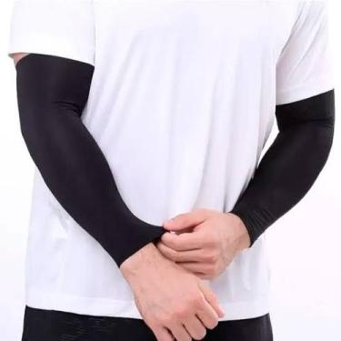 Imagem de Par Manguitos Protetor Braço Termico Com Proteçao Solar Uva 50 - Works