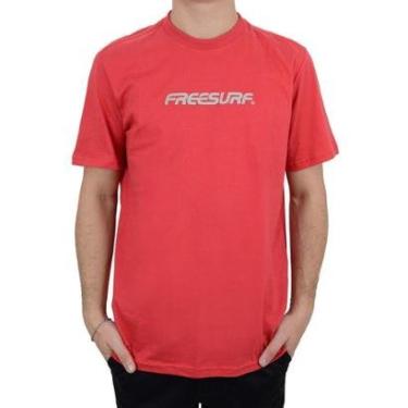 Imagem de Camiseta Masculina Freesurf MC Vermelha - 1104-Masculino
