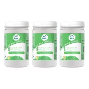 Imagem de Sal Lavagem Nasal Solução Sem Arder Alívio Já - 3kg Kit C/3 - Xô Ites