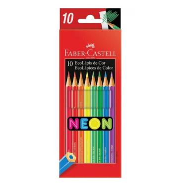 Imagem de Lápis De Cor 10 Cores Neon - Faber-Castell - Faber Castell
