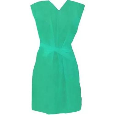 Imagem de Avental Descartável Sem Manga Verde 30 Gramas 10 Unidades - DEJAMARO