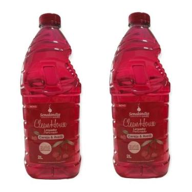 Imagem de 2 Limpador Multiuso Perfumado 2 Litros Marca Senalândia Desinfetante C