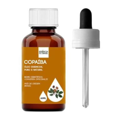 Imagem de Óleo Essencial Copaíba 60ml - Puro E Natural - Essência do Brasil
