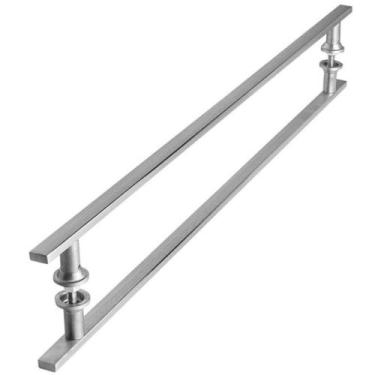 Imagem de Puxador Inox Escovado 70cm Para Porta Pivotante Vidro SF.MS - ShopFort