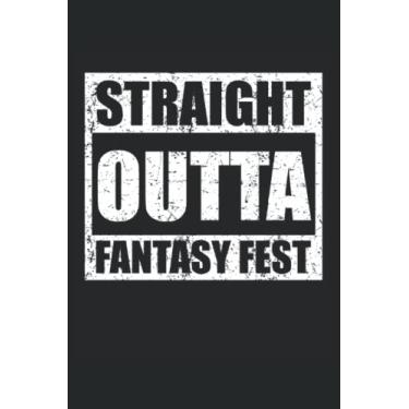Imagem de Straight Outta Fantasy Festival: Key West Florida Notebook |Notebook de l'amant d'été de plage |Notebook Festival Fantasy