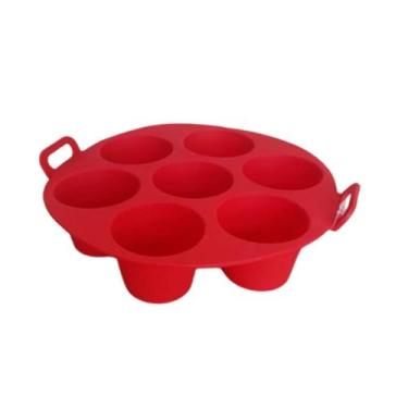 Imagem de Forma De Silicone Redonda Bolo Bolinho Cupcake Escolha a Cor - Rio Tij