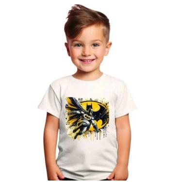Imagem de Camiseta Infantil Menino Estampada - Supplier Moda, Batman 1, Tamanho 