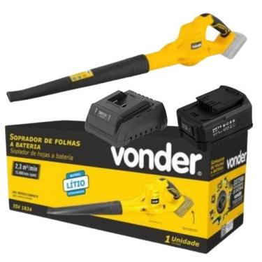 Imagem de Soprador de folhas Vonder ISV1834 + Bateria DWT 18V 4.0 Ah