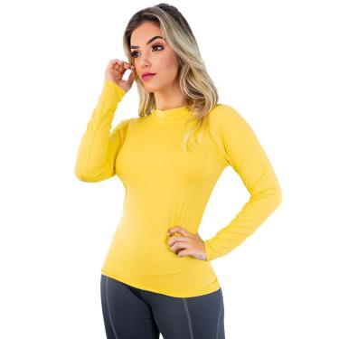 Imagem de Blusa Térmica Proteção UV Poliamida Bella Fiore Manga Longa Segunda Pele Moda Fitness Feminino-Feminino