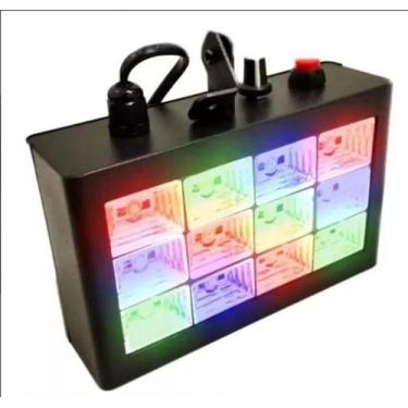 Imagem de Estrobo Para Festa 12 Led'S Colorido Canhão Balada Luz - Luatek