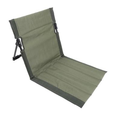Imagem de Espreguiçadeira dobrável, cadeira de acampamento dobrável em tecido Oxford antiderrapante e resistente ao desgaste Cadeira de acampamento dobrável ultra leve e portátil (Exército