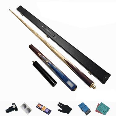 Imagem de Taco de sinuca, bastão de taco de sinuca de 147 cm, bastão de sinuca, taco de sinuca de madeira de cera branca do norte, taco de sinuca profissional para esportes de mesa de sinuca, 18 ~ 595 g (taco