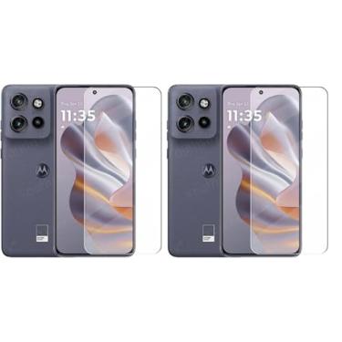 Imagem de Kit 02x Película De Gel Hydrogel Nano HD Flexivel Para Motorola Moto Edge 50 Neo