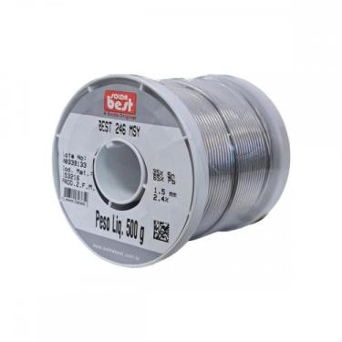 Imagem de Solda Best Carretel 1,5Mm 246Msy - 500Gr. Cinza/Verde 153216 - BEST SO