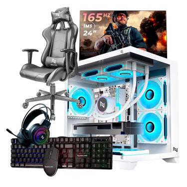 Imagem de Pc Gamer Completo Ryzen 5 5600GT, 16GB 3200Mhz, (Radeon Vega 7 Integrado), A520M DX, SSD 480GB M.2, 500W 80 Plus, 3 fans, Cadeira, Neologic - NLI89156