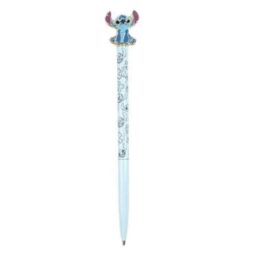 Imagem de Caneta Metálica Escrita Média Preta 1.0mm Disney Stitch Molin