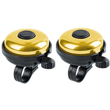 Imagem de Xthuge Campainha de Bicicleta Clássica, Campainha de Bicicleta de Alumínio, Som Alto, Nítido E Claro, Campainha de Bicicleta para Adultos E Crianças (Ouro-Mão Direita, Uso com 2 Unidades)