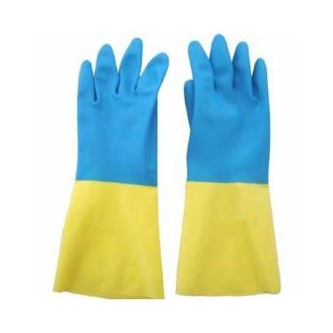 Imagem de Luva Neoflex Azul e Amarela Carbografite, GG