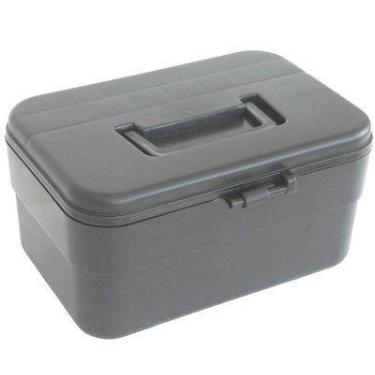 Imagem de Maleta Plástica para Manicure com Tampa Removível - SANTA CLARA, Preta