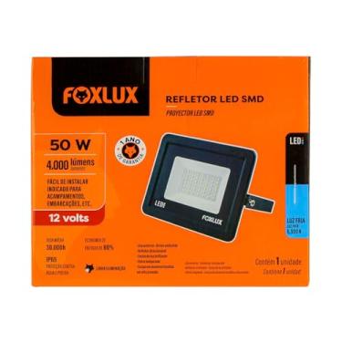 Imagem de Refletor Led 50W 6500k 12v IP65 Foxlux