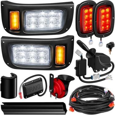 Imagem de Kit de luz traseira de farol de LED Deluxe Club Car DS 12 V, kit de farol de clube para carros de clube para gás e eletricidade DS 1993-Up, kit de luz legal de rua para carrinho de golfe com kit de