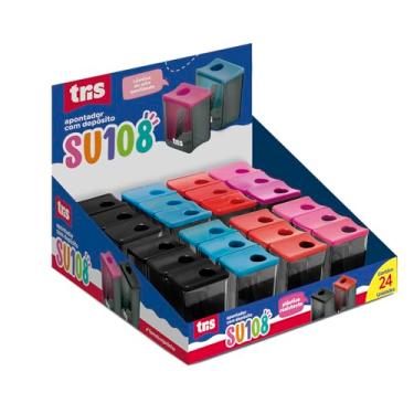 Imagem de Apontador Com Deposito Tris Su-108 Duplo 24 Unidades