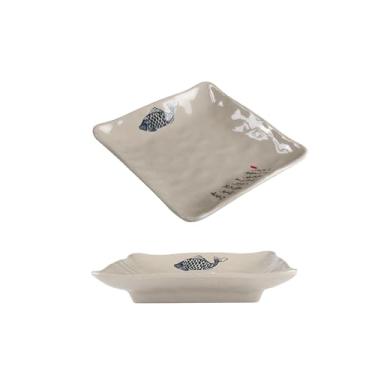 Imagem de Placa de porcelana retangular, panela quente de hotel placa de churrasco redonda -34083-7