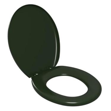Imagem de Assento Sanitário Almofadado, Astra, Verde Escuro, Pacote de 1