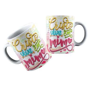 Imagem de Canecas Personalizadas Religiões Catolica Cristã Fé e Inspiração em Cada Gole