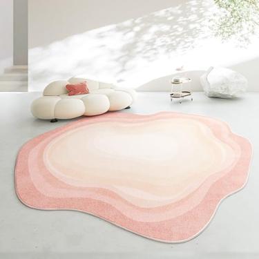 Imagem de Irregular Sala de estar Grande Área Tapetes Criativo Minimalista Quarto Tapete Confortável Fácil de Cuidar Mesa de Centro Tapete Decorativo, PW899, QT, 200X200CM